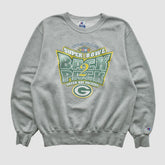 Green Bay Packers Champion 1998 Pullover Sweatshirt Heather Gray Vintage | Fanatics