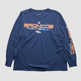 Denver Broncos NFL 2010s Long Sleeve T-shirt Navy Vintage | Fanatics