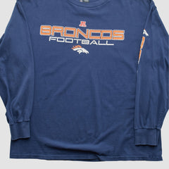 Denver Broncos NFL 2010s Long Sleeve T-shirt Navy Vintage | Fanatics