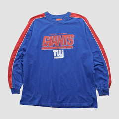 New York Giants NFL 2000s Long Sleeve T-shirt Blue Vintage | Fanatics