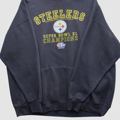 Pittsburgh Steelers 2006 Hooded Pullover Sweatshirt Black Vintage | Fanatics
