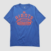 New York Giants Reebok 2000s T-shirt Blue Vintage | Fanatics
