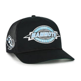 Utah Mammoth '47 Frame Out Mesh Rope Hitch Adjustable Hat - Black - NHL