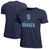 Seattle Kraken Champion Women's Wordmark Lockup T-Shirt - Navy - NHL