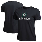 Dallas Stars Champion Women's Wordmark Lockup T-Shirt - Black - NHL