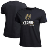 Vegas Golden Knights Champion Women's Wordmark Lockup T-Shirt - Black - NHL