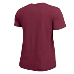 Colorado Avalanche Champion Women's Arch Mascot Logo T-Shirt - Burgundy - NHL