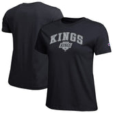 Los Angeles Kings Champion Women's Arch Mascot Logo T-Shirt - Black - NHL