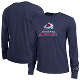 Colorado Avalanche Champion Women's Wordmark Lockup Long Sleeve T-Shirt - Navy - NHL