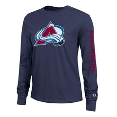 Colorado Avalanche Champion Women's 2-Hit Long Sleeve T-Shirt - Blue - NHL