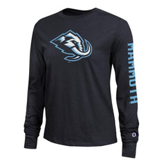Utah Mammoth Champion Women's 2-Hit Long Sleeve T-Shirt - Black - NHL