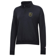 Vegas Golden Knights Champion Women's Powerblend Quarter-Zip Sweatshirt - Black - NHL