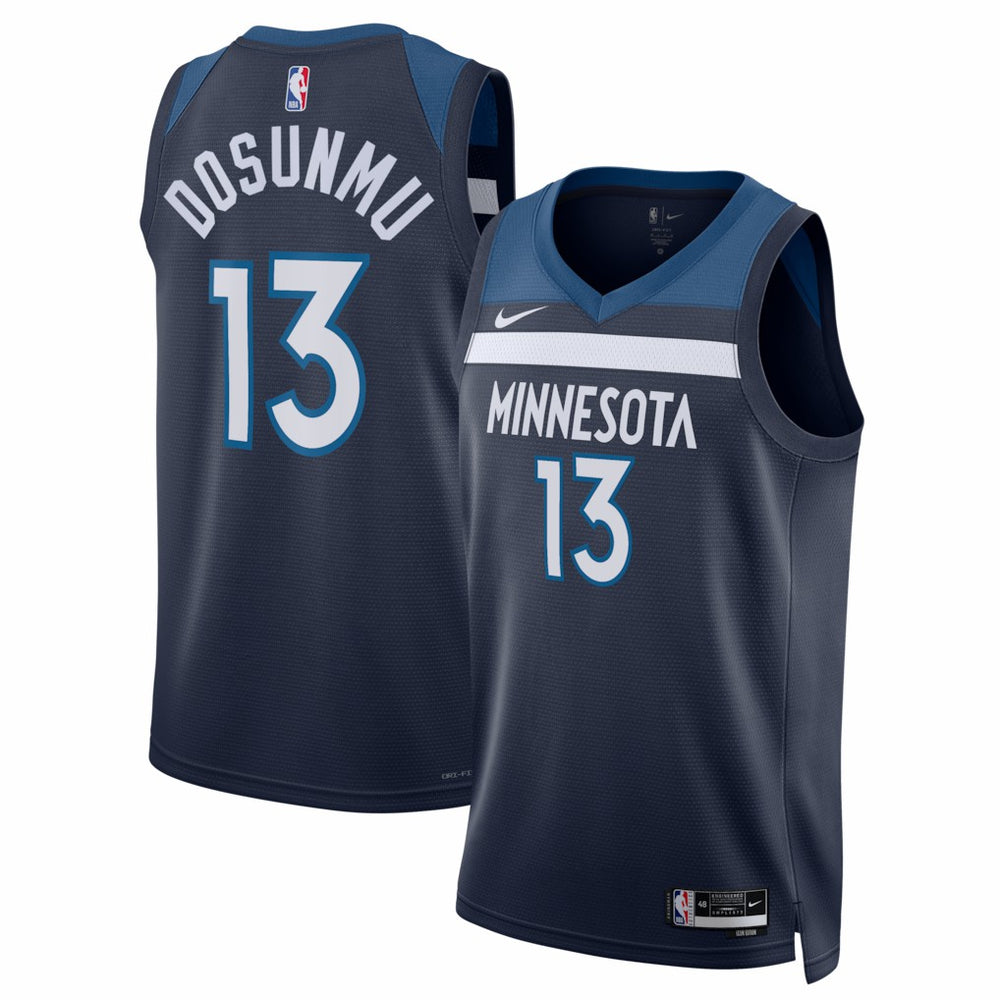 Ayo Dosunmu Minnesota Timberwolves Unisex Swingman Jersey Icon Edition Navy - NBA