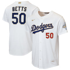 Mookie Betts Los Angeles Dodgers Nike Youth 2026 Gold Collection Home Replica Jersey - MLB