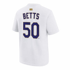 Mookie Betts Los Angeles Dodgers Nike Youth 2026 Gold Collection Name & Number T-Shirt - MLB