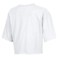 Dallas Cowboys Champion Women's Boyfriend Cropped T-Shirt White | NFL