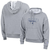Dallas Cowboys Champion Women's Triumph Tri-Blend Hoodie Heather Gray | NFL