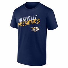 Nashville Predators Big & Tall Hustle Personalized Name & Number T-Shirt - Navy - NHL