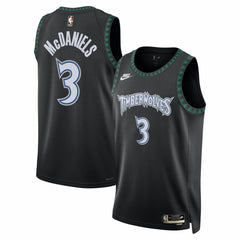 Jaden McDaniels Minnesota Timberwolves Unisex Swingman Jersey Classic Edition Black - NBA
