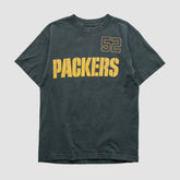 Green Bay Packers Reebok 2000s T-shirt Black Vintage | Fanatics