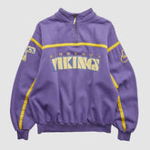 Minnesota Vikings 90s 1/4 Zip Sweatshirt Purple Vintage | Fanatics