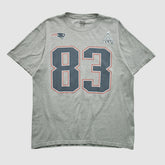 New England Patriots Reebok 2012 T-shirt Heather Gray Vintage | Fanatics