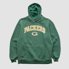 Green Bay Packers NFL 2000s Hooded Pullover Sweatshirt Green Vintage | Fanatics