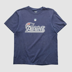 New England Patriots Reebok 2000s T-shirt Navy Vintage | Fanatics