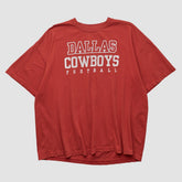 Dallas Cowboys Cowboys Team Apparel 2000s T-shirt Red Vintage | Fanatics