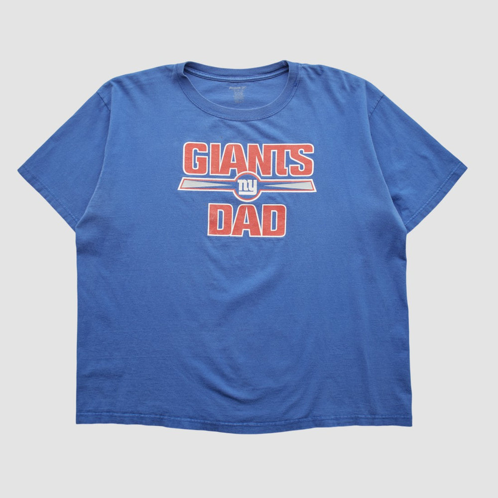 New York Giants Reebok T-shirt Blue Vintage | Fanatics