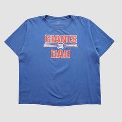 New York Giants Reebok T-shirt Blue Vintage | Fanatics