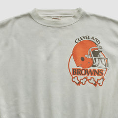 Cleveland Browns Chalk Line 90s Pullover Sweatshirt White Vintage | Fanatics