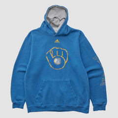 Milwaukee Brewers Adidas 2010s Hooded Pullover Sweatshirt - MLB