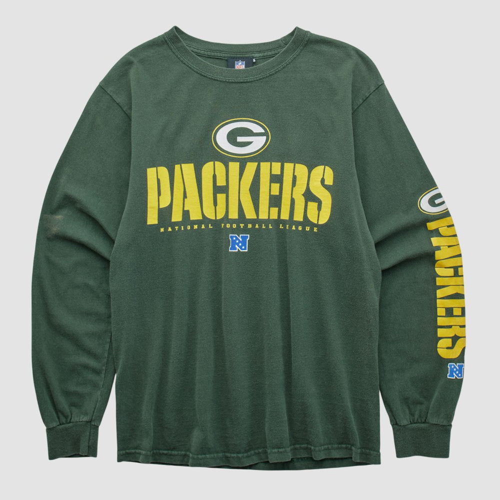 Green Bay Packers NFL 2010s Long Sleeve T-shirt Green Vintage | Fanatics