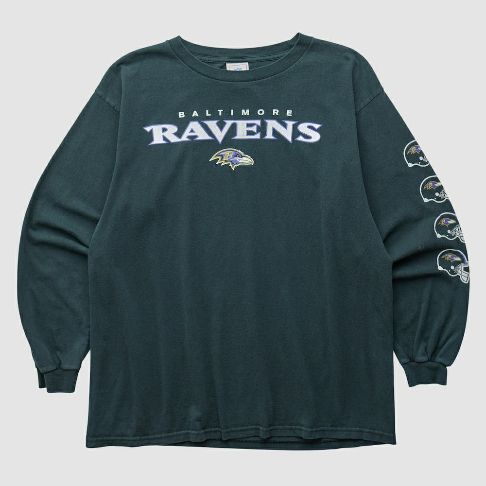 Baltimore Ravens NFL 2000s Long Sleeve T-shirt Black Vintage | Fanatics