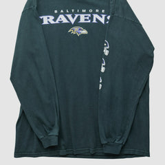 Baltimore Ravens NFL 2000s Long Sleeve T-shirt Black Vintage | Fanatics