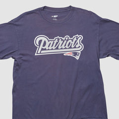 New England Patriots NFL 2000s Long Sleeve T-shirt Navy Vintage | Fanatics