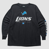 Detroit Lions NFL 2010s Long Sleeve T-shirt Black Vintage | Fanatics