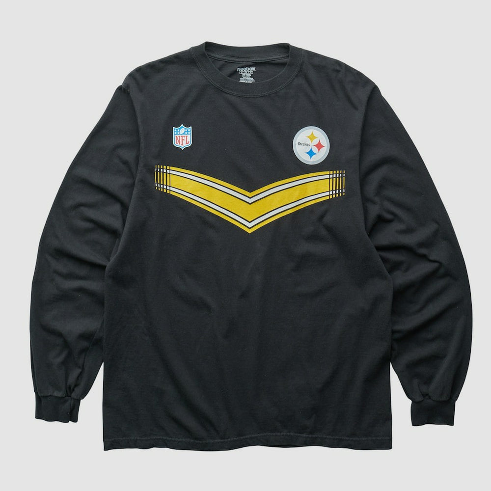 Pittsburgh Steelers Reebok 2000s Long Sleeve T-shirt Black Vintage | Fanatics