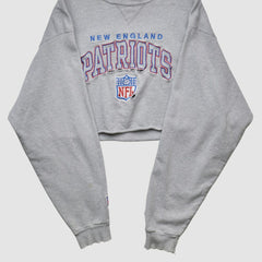 New England Patriots Champion 90s Pullover Sweatshirt Heather Gray Vintage | Fanatics