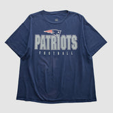 New England Patriots 2000s T-shirt Navy Vintage | Fanatics