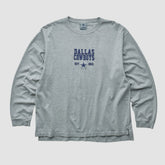 Dallas Cowboys Cowboys Authentic Apparel 2000s Long Sleeve T-shirt Heather Gray Vintage | Fanatics