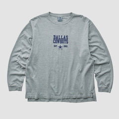 Dallas Cowboys Cowboys Authentic Apparel 2000s Long Sleeve T-shirt Heather Gray Vintage | Fanatics