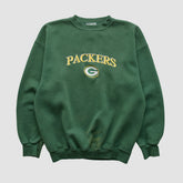 Green Bay Packers Logo Athletic Pullover Sweatshirt Green Vintage | Fanatics