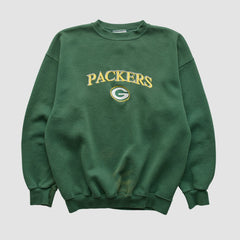 Green Bay Packers Logo Athletic Pullover Sweatshirt Green Vintage | Fanatics