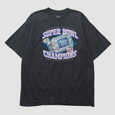 New York Giants Reebok 2008 T-shirt Black Vintage | Fanatics