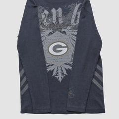 Green Bay Packers NFL 2000s Long Sleeve T-shirt Black Vintage | Fanatics