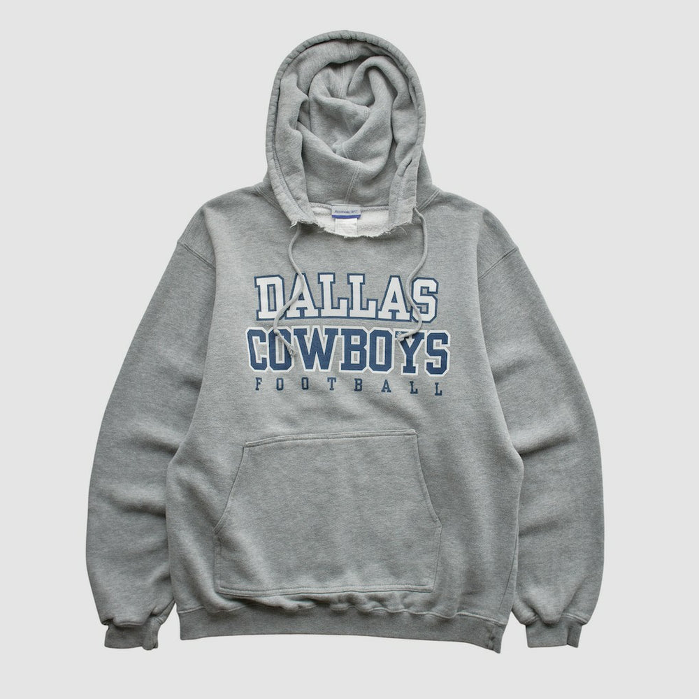 Dallas Cowboys Reebok 2000s Hooded Pullover Sweatshirt Heather Gray Vintage | Fanatics