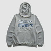 Dallas Cowboys Reebok 2000s Hooded Pullover Sweatshirt Heather Gray Vintage | Fanatics