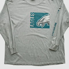 Philadelphia Eagles NFL 2000s Long Sleeve T-shirt Heather Gray Vintage | Fanatics